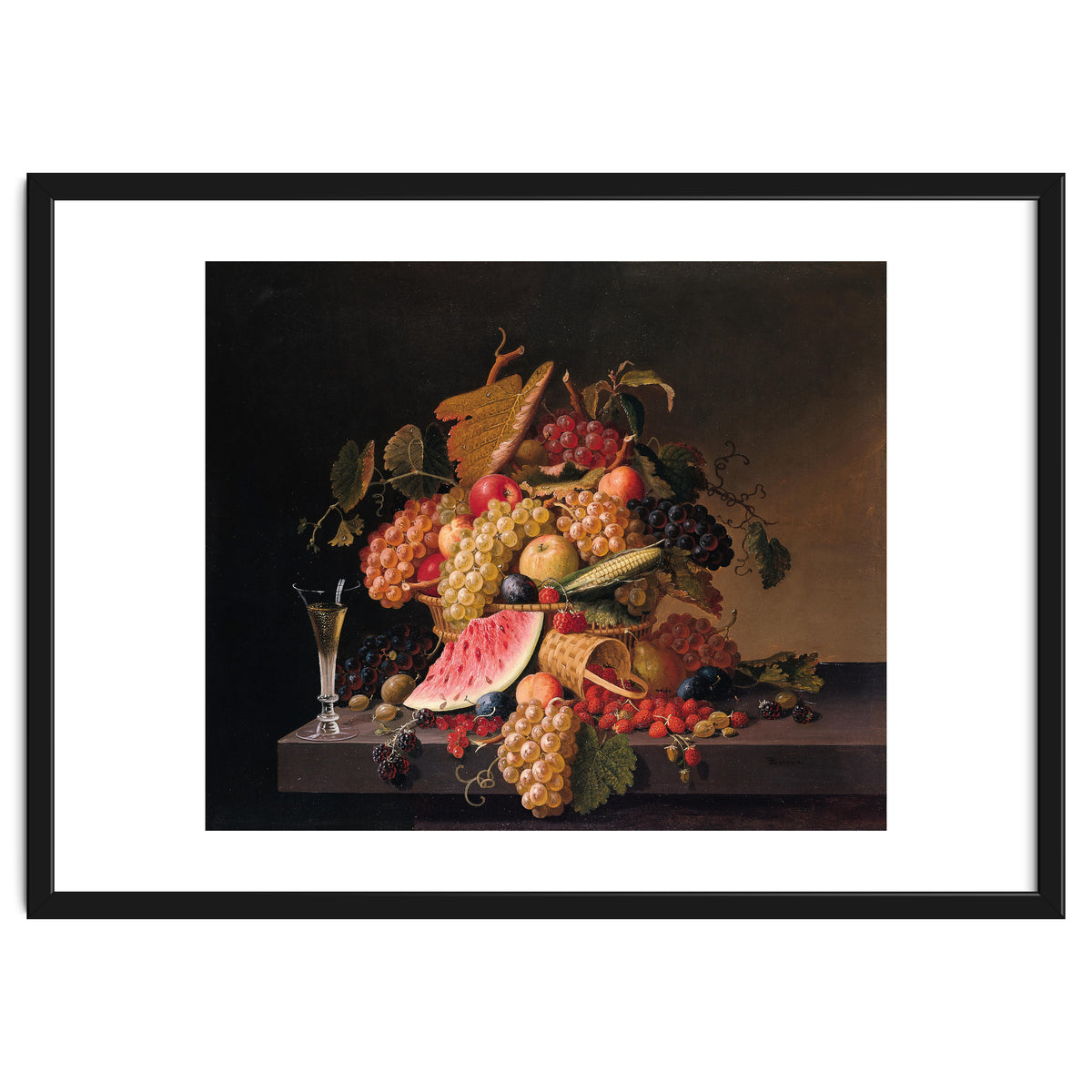 Paul Lacroix (Activo en Nueva York, entre 1855 y 1869-). The Abundance of Summer (s.f). Oil on ca...