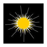 Yellow Bright Radiant Shinning Sun (Print Only) thumbnail