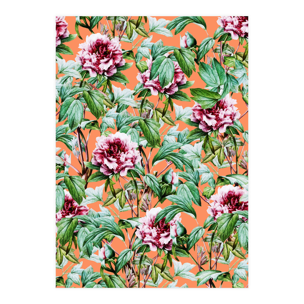 Frosty Florals || #society6 #decor #buyart (Print Only)