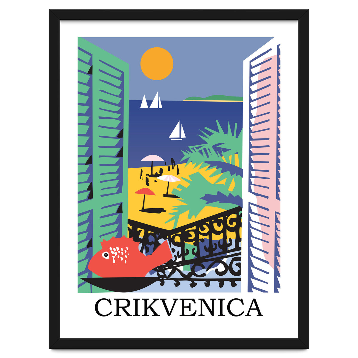 Crikvenica, View From a Window