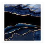Navy & Gold Agate Texture 11  (Print Only) thumbnail