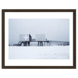 First aid house in the winter seascape thumbnail