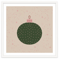 Christmas globe with snowflakes