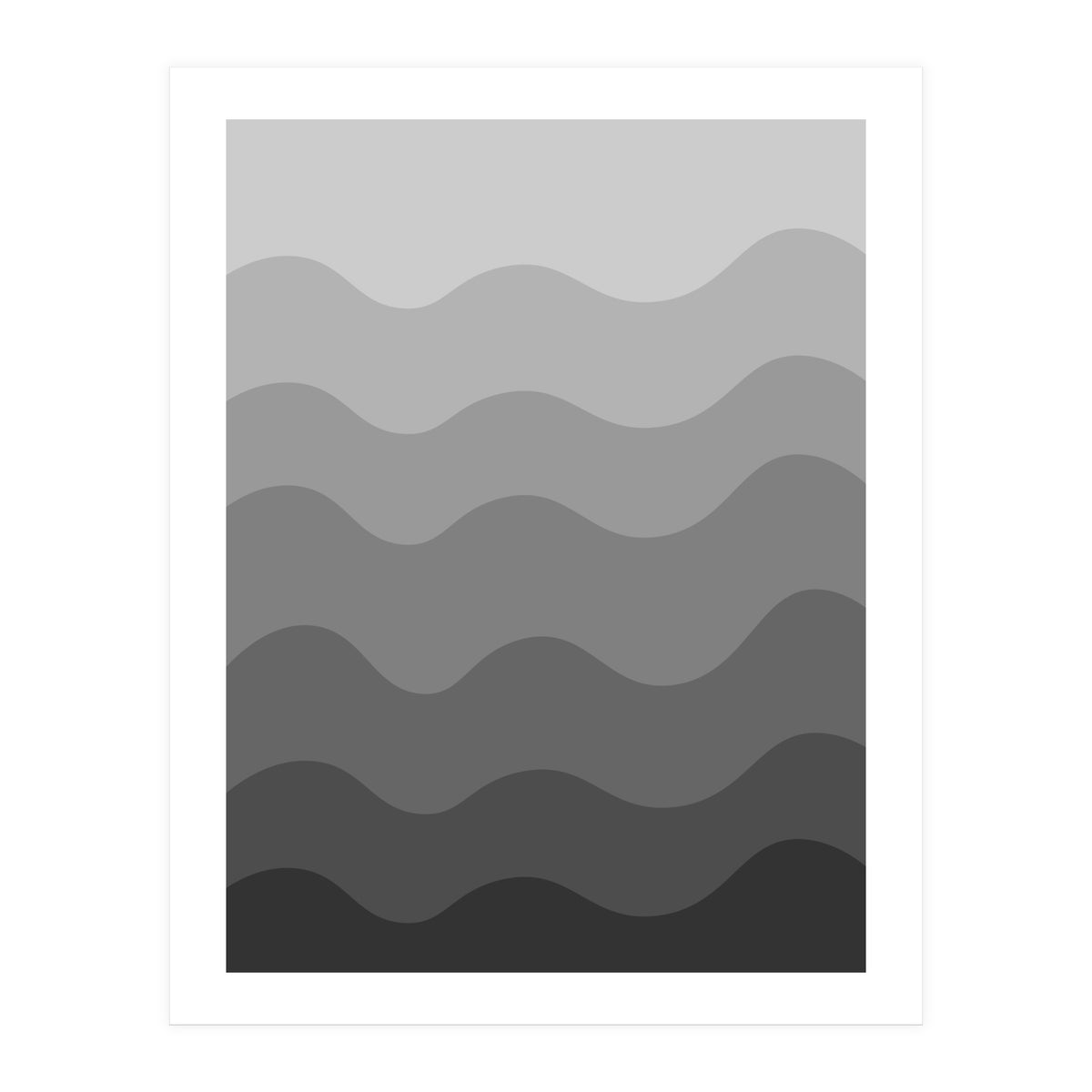 Grey gradient design (Print Only)