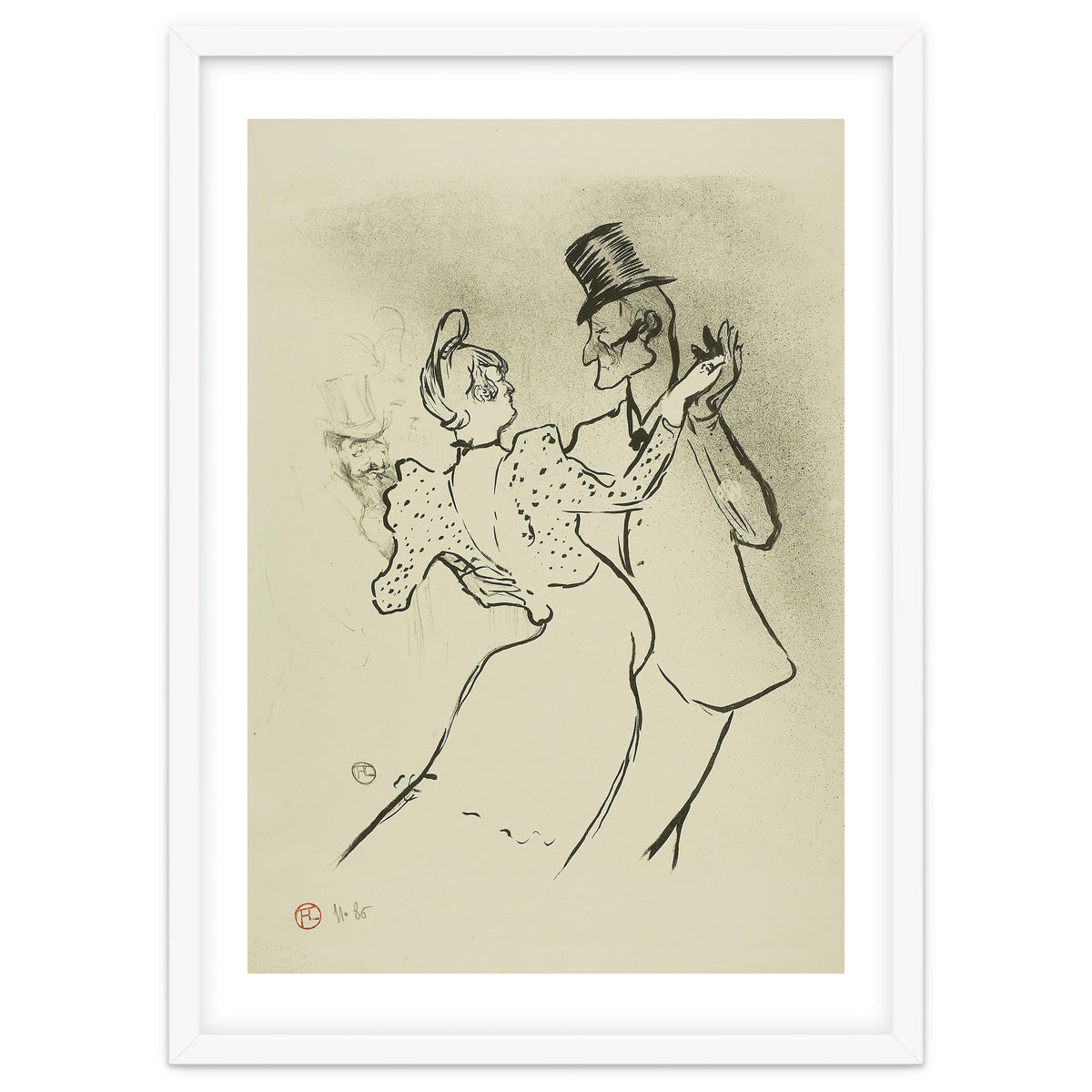 La Goulue. Henri de Toulouse-Lautrec; French, 1864-1901. Date: 1894. Dimensions: 308 × 254 mm (im...