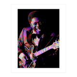 BB King. King Blues Guitarist. Blues Musician Legend Colorful (Print Only) thumbnail