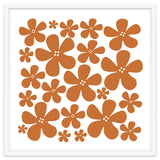 Brown Flowers Pattern thumbnail