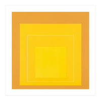 JOSEF ALBERS - HOMAGE TO THE SQUARE ORANGE YELLOW  (Print Only)