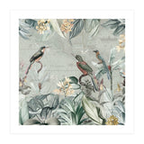 Vintage Exotic Birds Paradise Jungle (Print Only) thumbnail