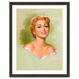 Pinup Blonde Girl Portrait thumbnail