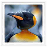 King Penguin In Falling Snow thumbnail
