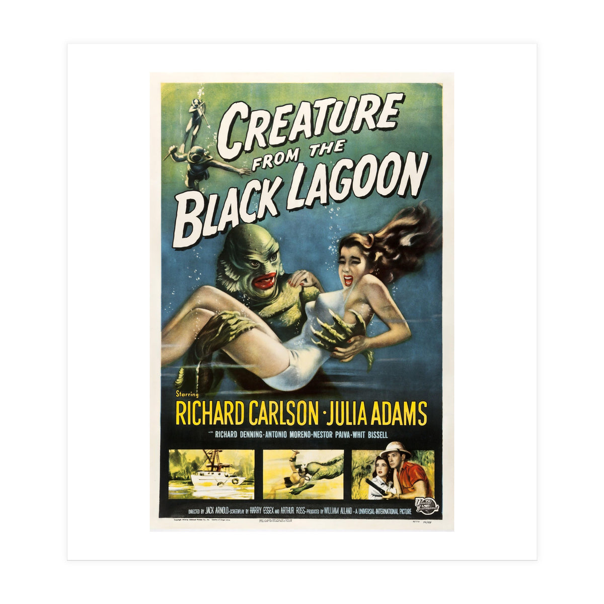 CREATURE FROM THE BLACK LAGOON (1954), directed by JACK ARNOLD. (Print Only)
