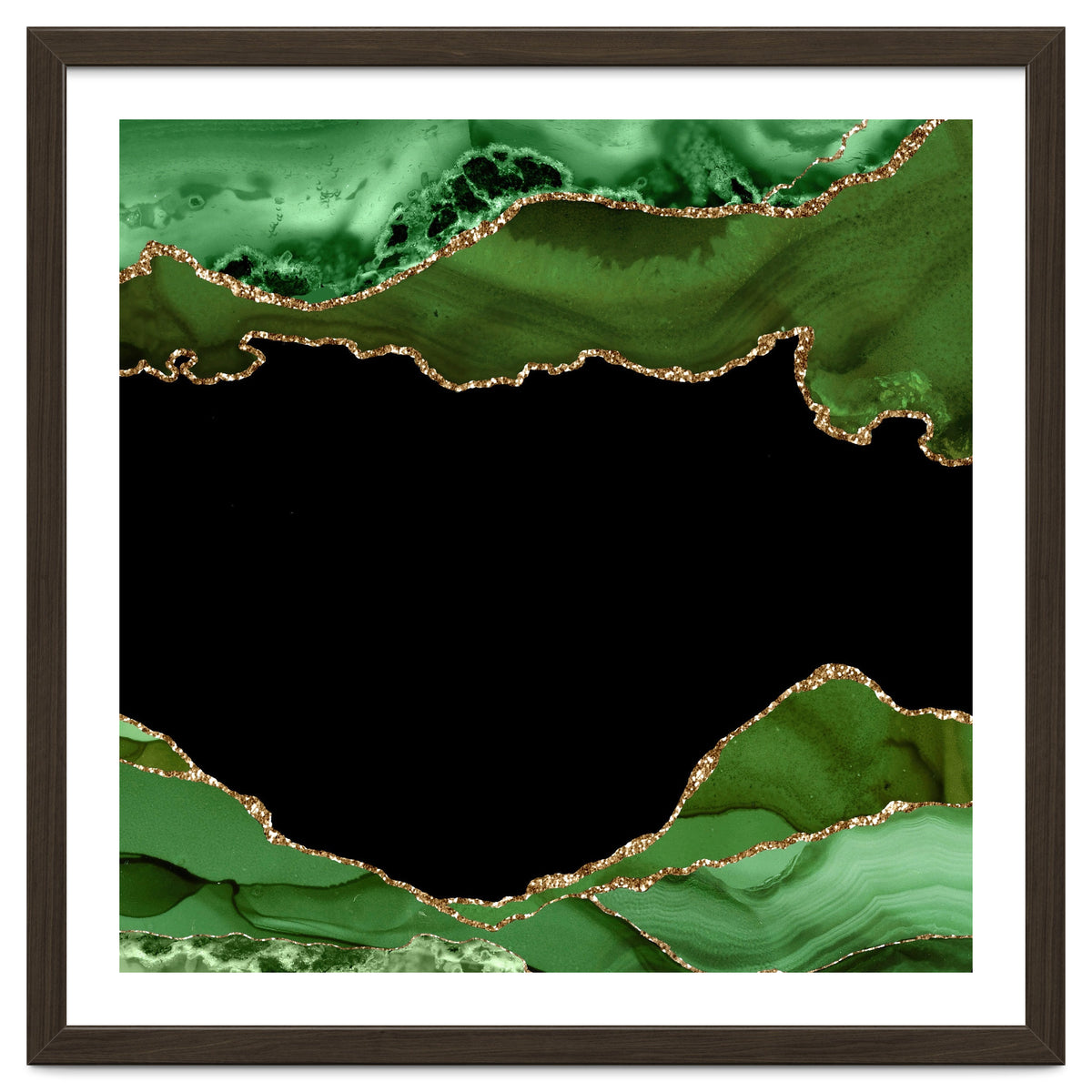 Green & Gold Agate Texture 18