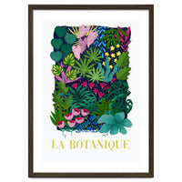 La Botanique, Botanical Garden, Colorful Jungle Print, Boho FLower Market