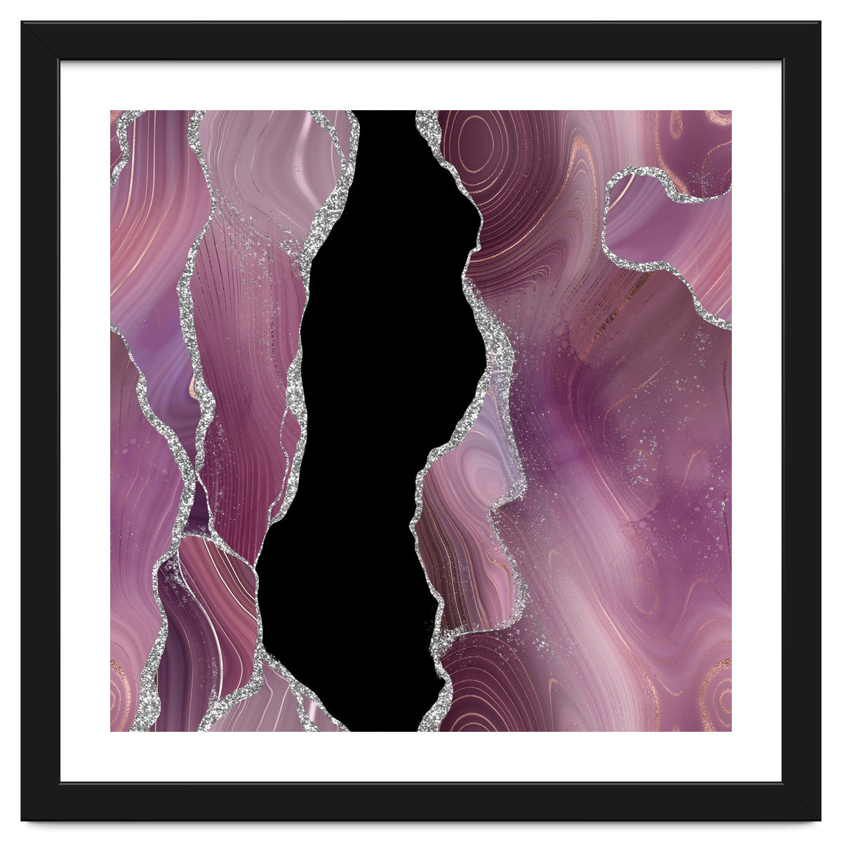 Mauve & Silver Agate Texture 01