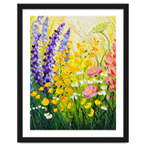 Sun-Drenched Wildflower Meadow Oil Painting thumbnail