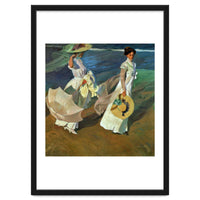 Joaquín Sorolla / 'Walk on the Beach', 1909, Oil on canvas, 205 x 200 cm.