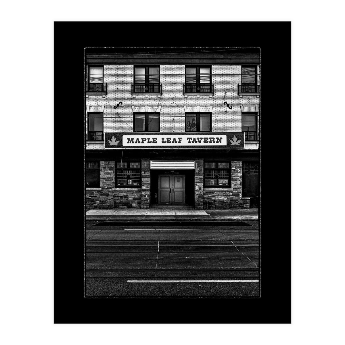 Maple Leaf Tavern No 1 with Border (Print Only)