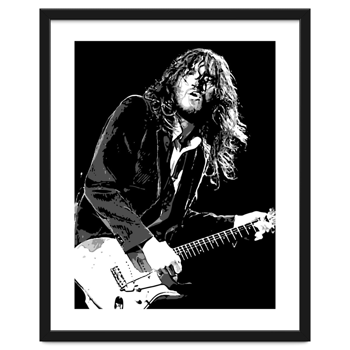John Frusciante American Musician Legend in Monochrome
