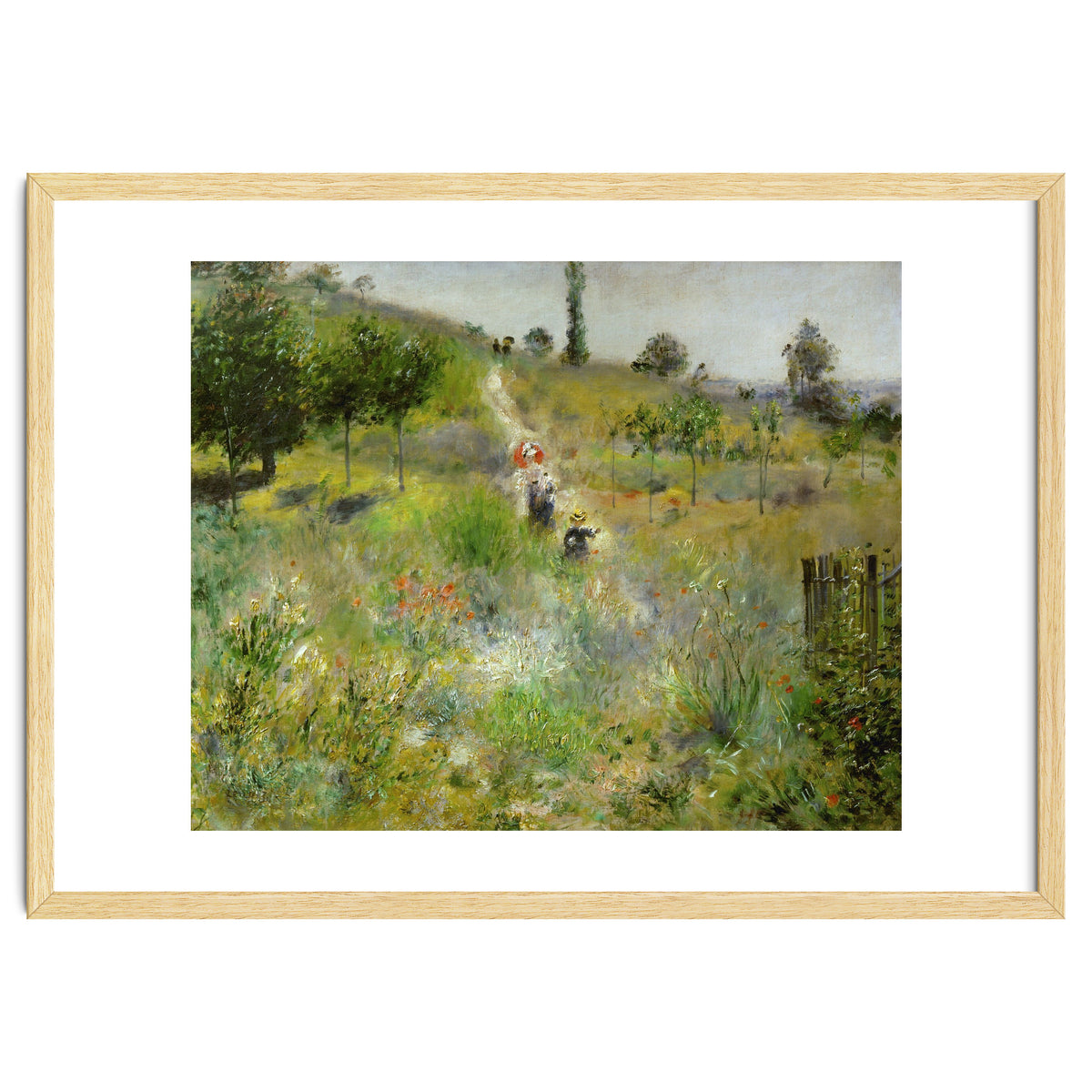 Chemin montant dans les hautes herbes. Oil on canvas (around 1875) 60 x 74 cm R. F. 2581.