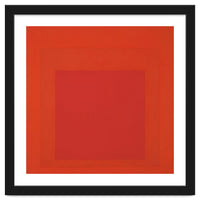 JOSEF ALBERS - HOMAGE TO THE SQUARE RED
