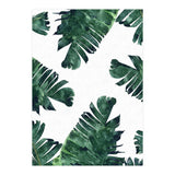 Banana Leaf Watercolor Painting, Tropical Nature Botanical Palm Illustration Bohemian Minimal Luxe (Print Only) thumbnail