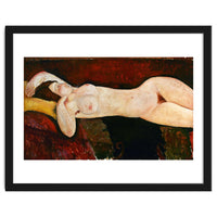 Amadeo Modigliani / 'Reclining Nude', c. 1919, Oil on canvas, 57 x 114 cm.