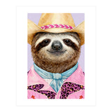 Sloth Wild Cowboy fashion (Print Only) thumbnail