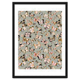 Flying Butterflies Gold Beige thumbnail