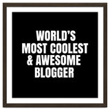 World's most coolest and awesome blogger thumbnail