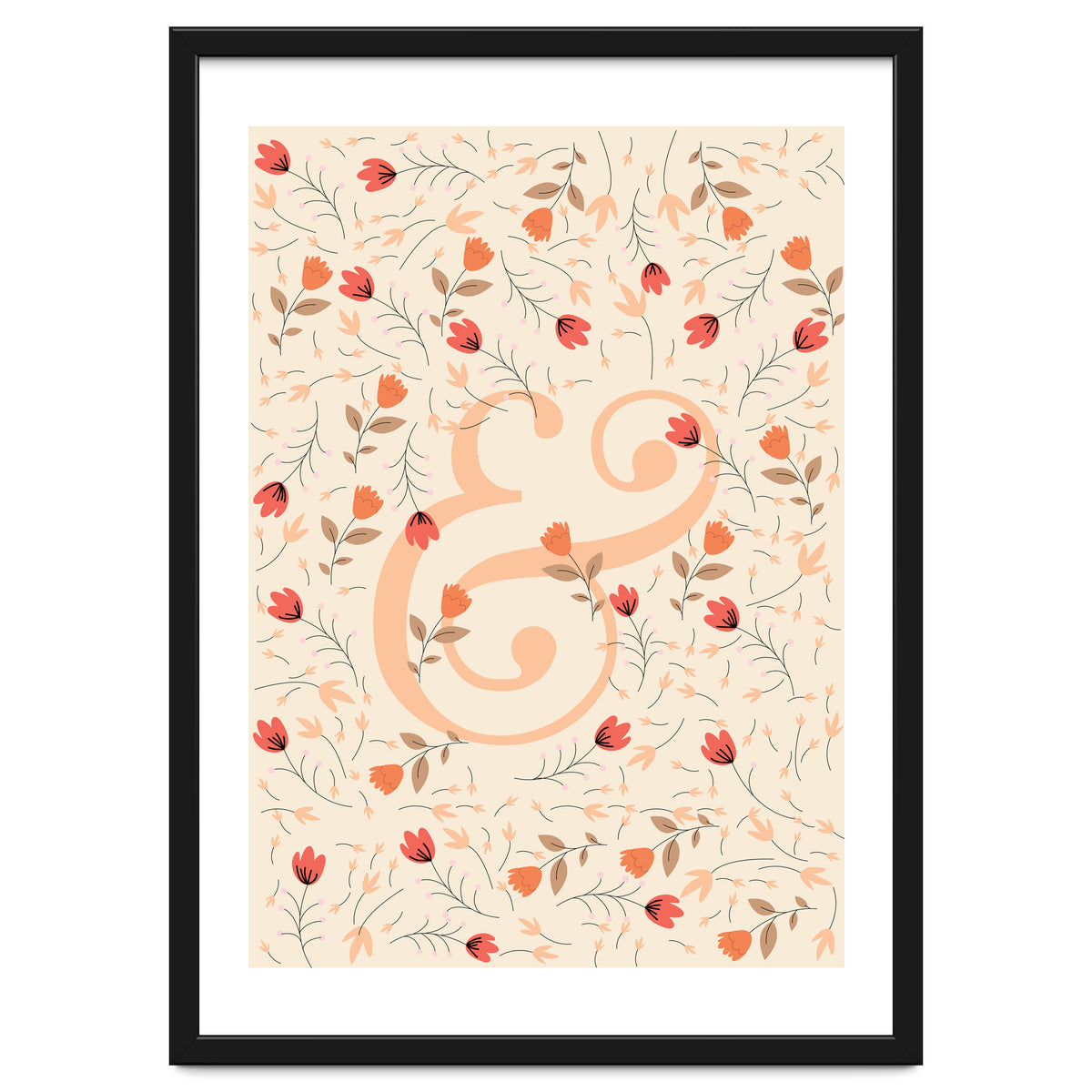 Floral Ampersand