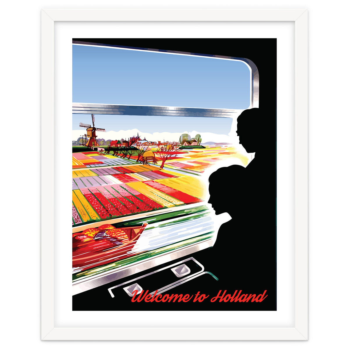 Holland, View from the Train Window