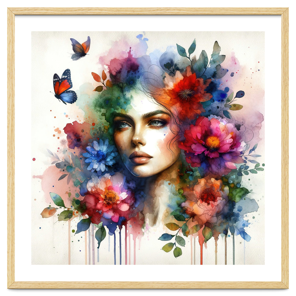 Ethereal Floral Portrait