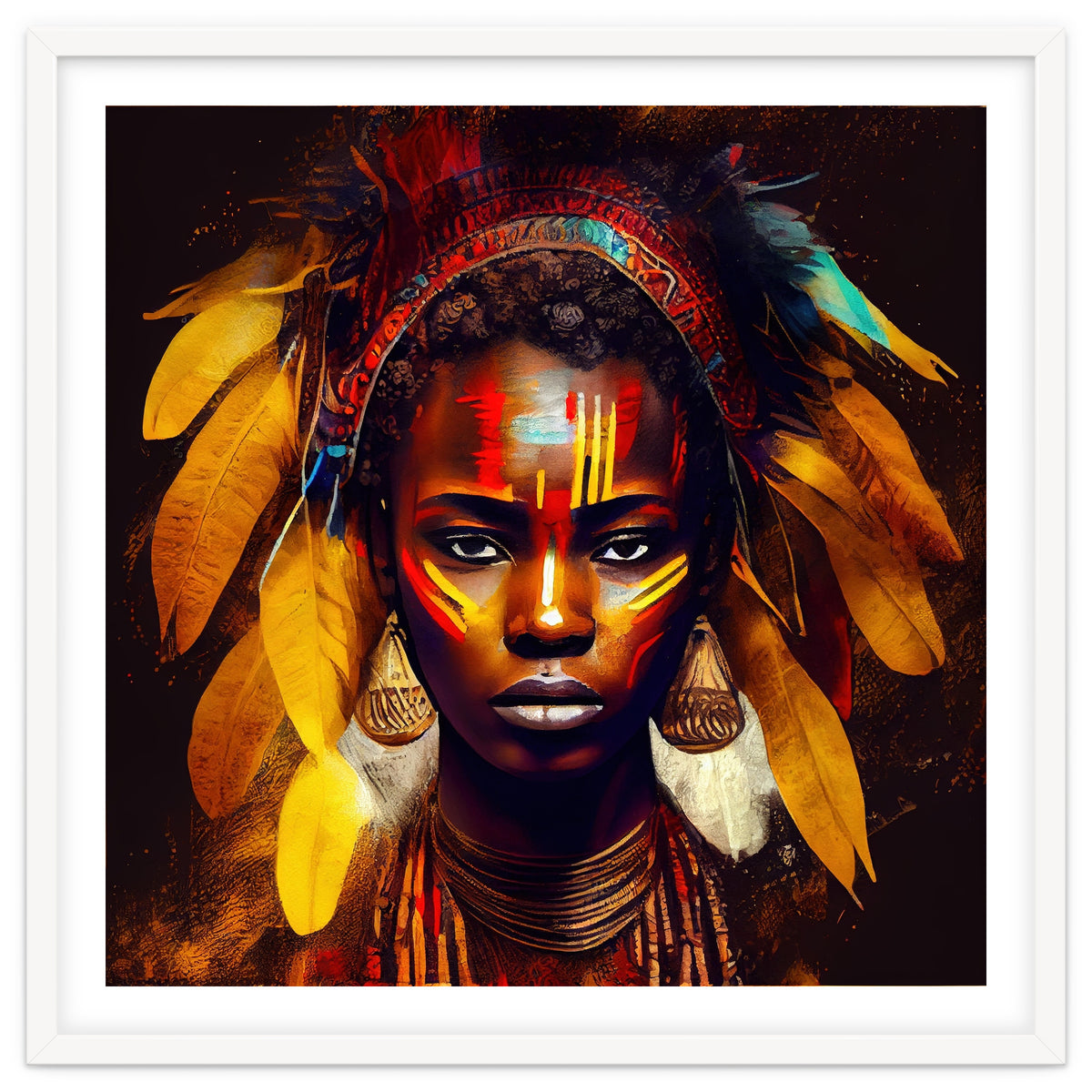 Powerful African Warrior Woman #2