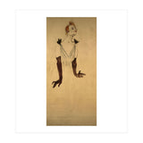 Henri de Toulouse-Lautrec / 'Yvette Guilbert', 1894, 186 x 93 cm. (Print Only) thumbnail