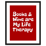 Books and Wine are my life therapy thumbnail