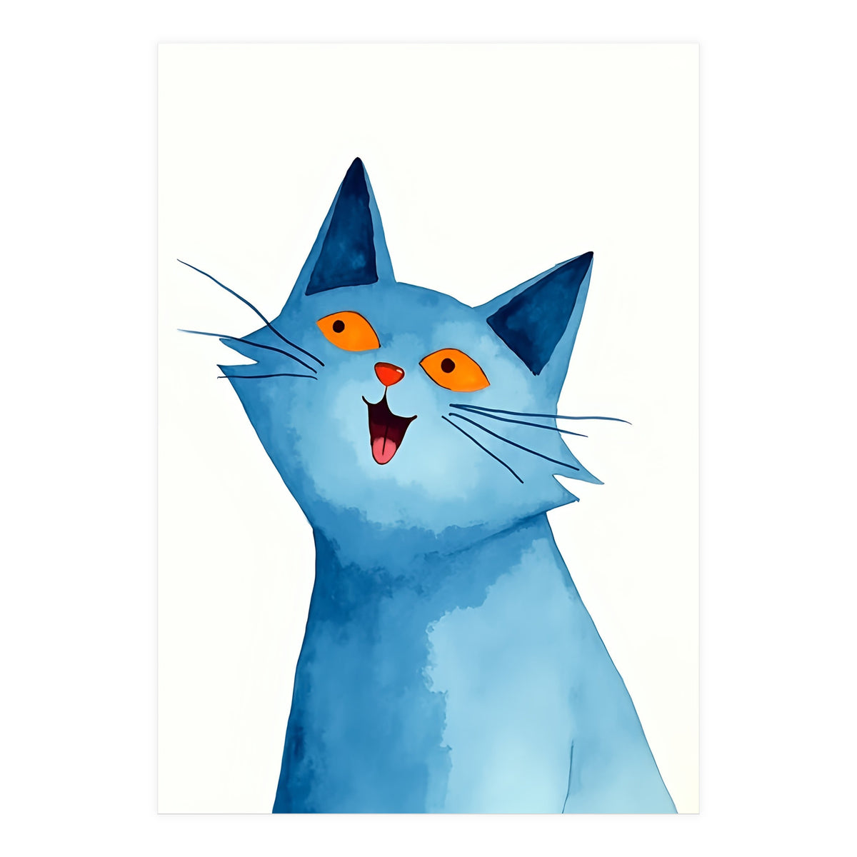 Eyes Orange (Print Only)