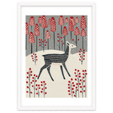 Fawn in a Winter Landscape thumbnail
