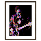 BB King. King Blues Guitarist. Blues Musician Legend Colorful thumbnail