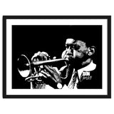 Don Cherry American Jazz Trumpeter in Grayscale thumbnail