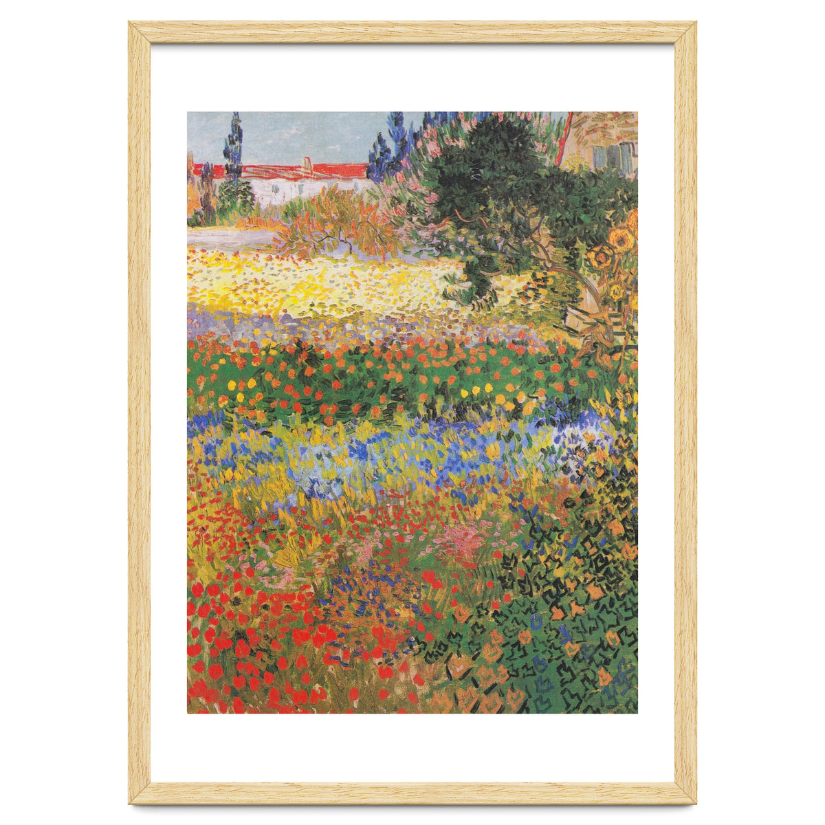 Vincent van Gogh – Flowering Garden – Classic Floral Masterpiece