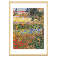 Vincent van Gogh – Flowering Garden – Classic Floral Masterpiece