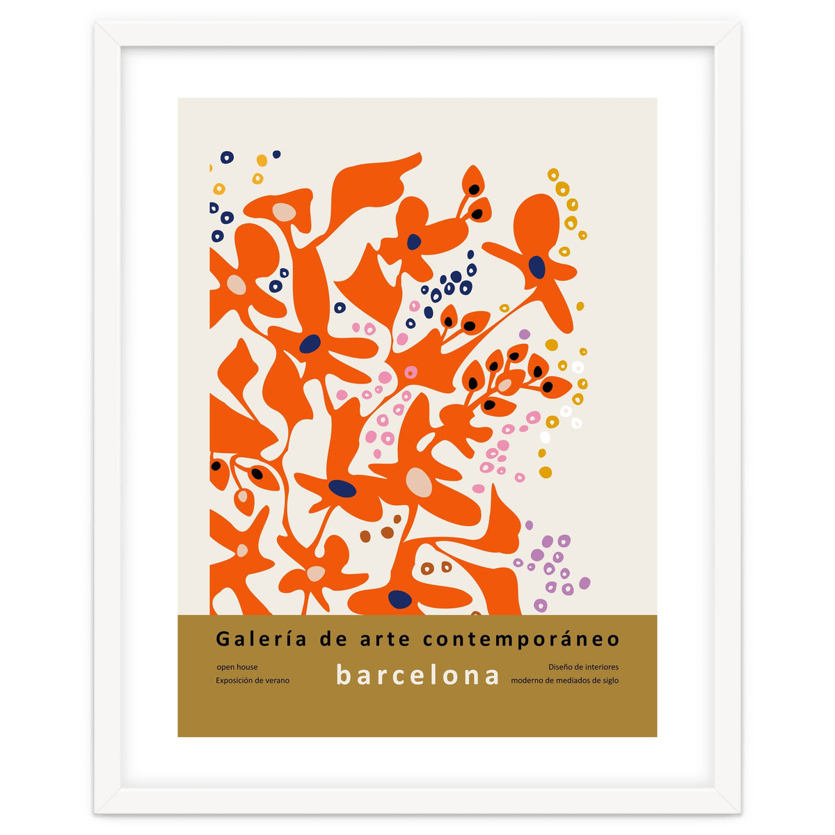 Contemporary art gallery Barcelona design and interior