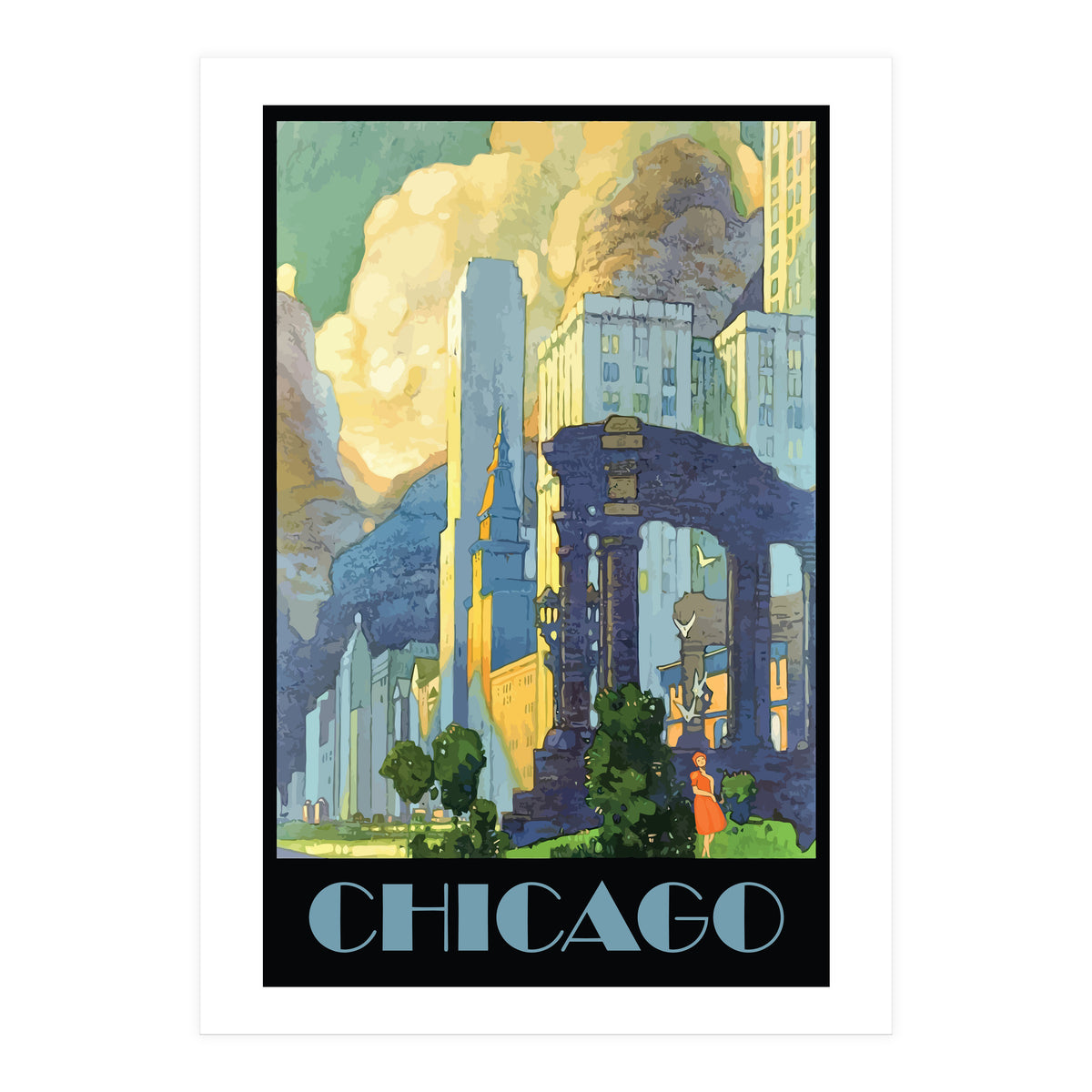 Chicago City, Illinois (Print Only)