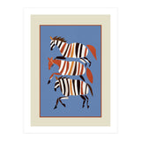 Striped Running Horses (Print Only) thumbnail