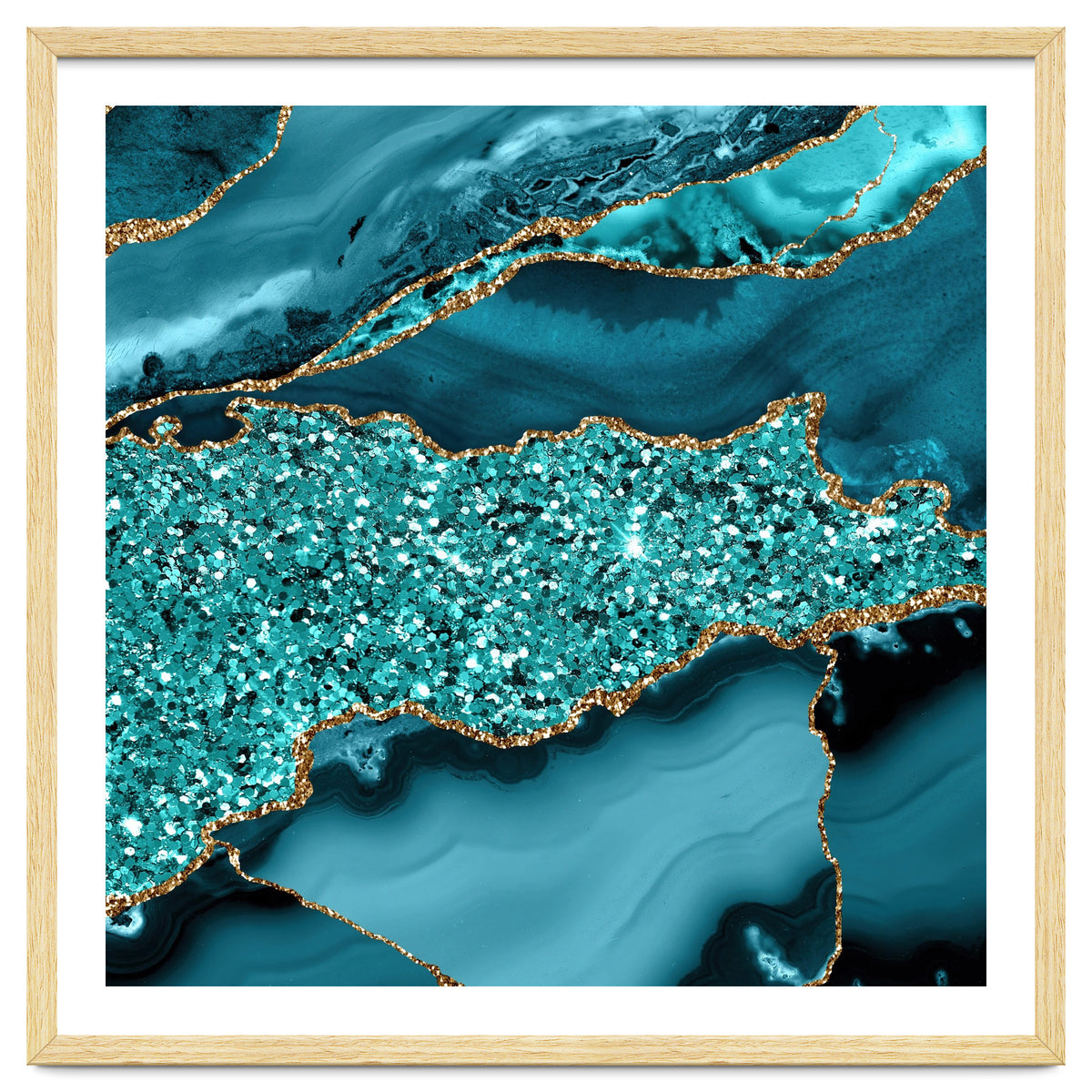 Agate Glitter Ocean Texture 09