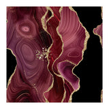 Burgundy & Gold Glitter Agate Texture 01  (Print Only) thumbnail