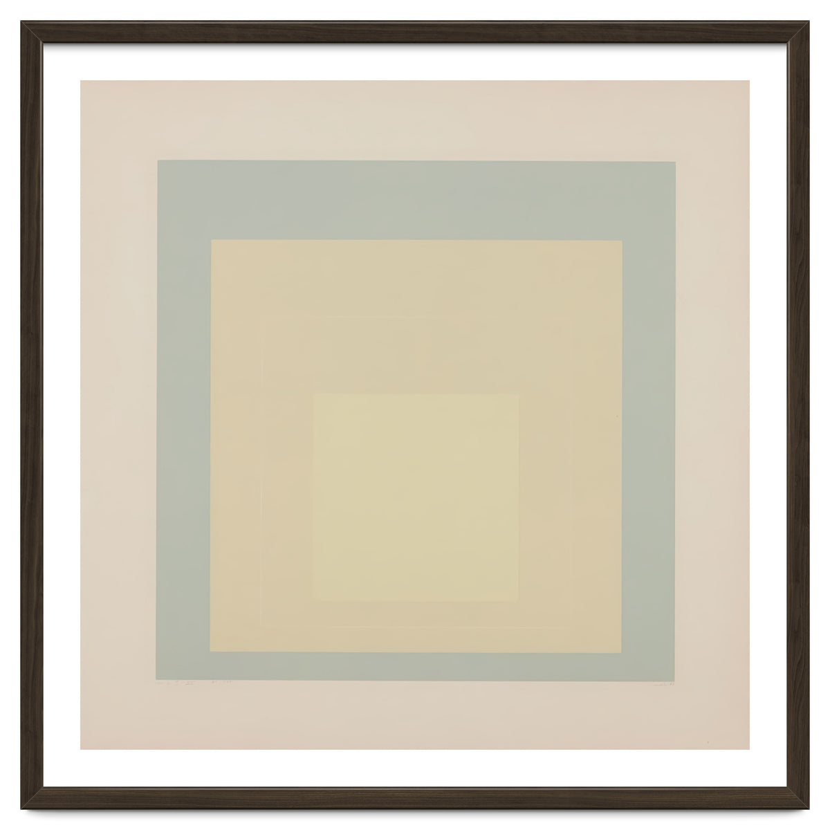 JOSEF ALBERS - HOMAGE TO THE SQUARE