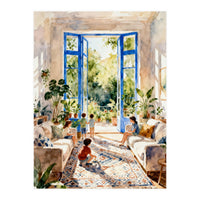 Matisse Inspired Family Room (Print Only)
