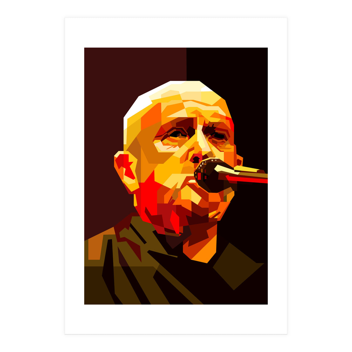 Peter Gabriel Musician Vintage (Print Only)